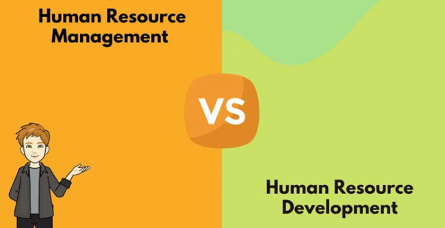 Difference between HRM and HRD with Comparison Chart