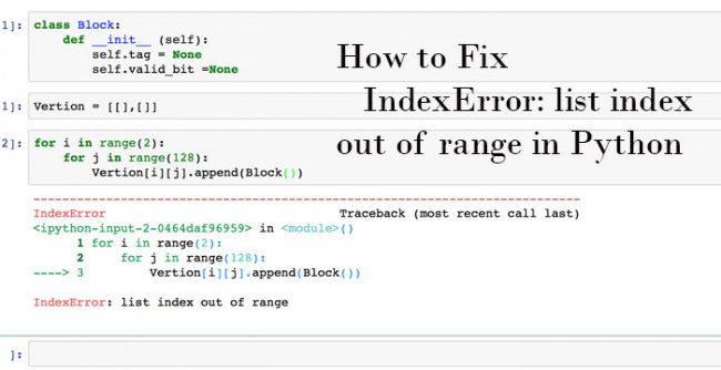 How to Fix IndexError: list index out of range in Python.