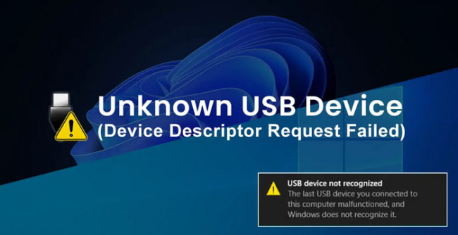 How To Fix "Unknown USB Device" (Descriptor Request Failed)